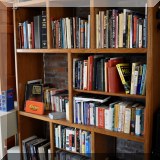 F107. Oak shelves.
